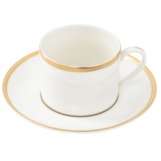 White Signature Gold No Monogram Can Teacup