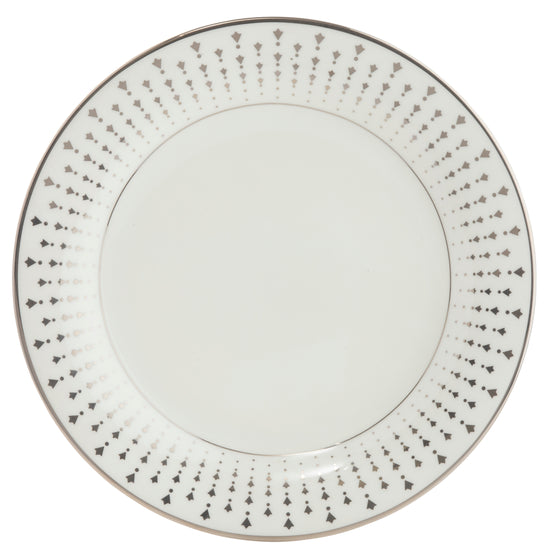 White Constellation Platinum Butter Plate