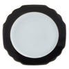Ultra-White Georgian ColorSheen Black - Platinum Banding - Salad Plate