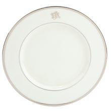  White Signature Platinum With Monogram Salad Plate