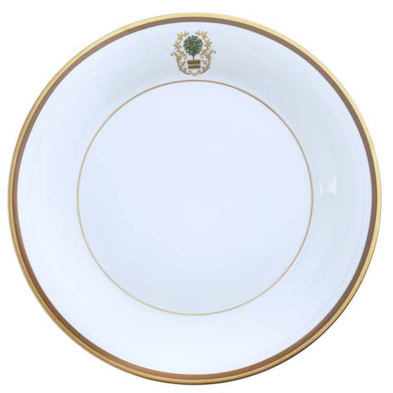 Charlotte Moss Topiary Charger - Gold
