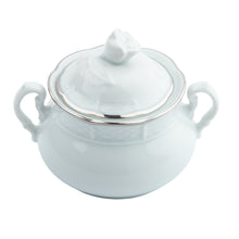  Sea Island Platinum Sugar Bowl and Cover