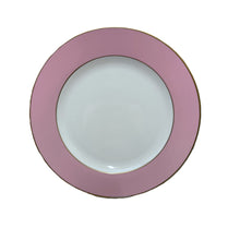  Ultra-White ColorSheen Pink Gold Charger Plate