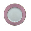ColorSheen Pink Charger - Gold