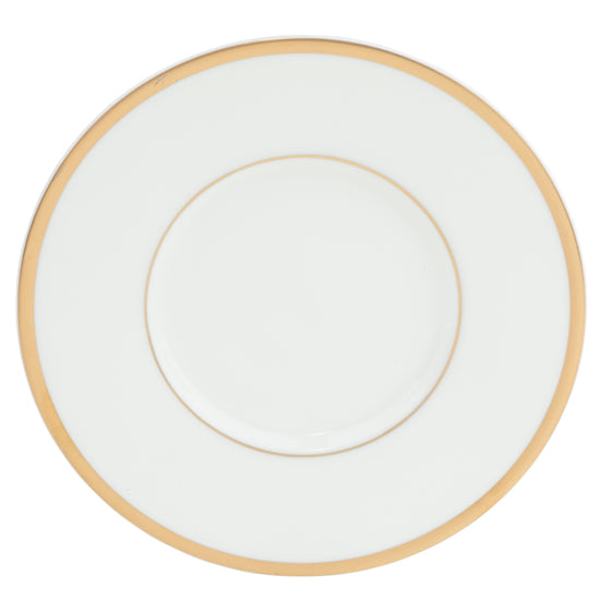 White Signature Gold No Monogram Can Teacup Saucer