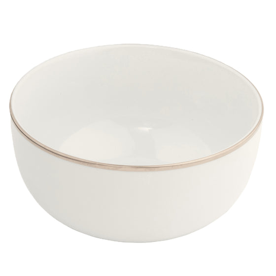 White Signature Platinum No Monogram Round Vegetable Bowl