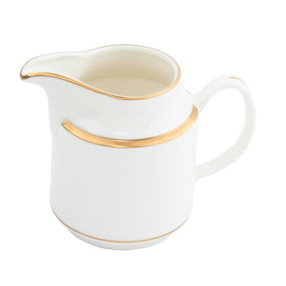 White Signature Gold No Monogram Can Creamer