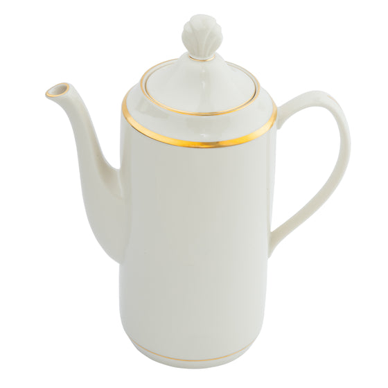 White Signature Gold No Monogram Can Beverage Server & Cover