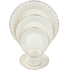 Constellation Platinum White 5 Piece Place Setting - Pickard China - WCONSIL-502-TR