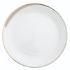 White Crescent Dinner Plate
