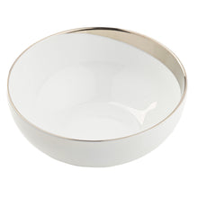  White Crescent Salad Plate
