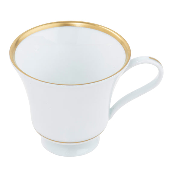 Ultra-White Signature Gold No Monogram Margaret Teacup