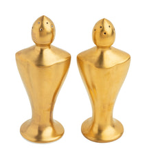  White Metropolitan Gold Arthur Salt & Pepper Set