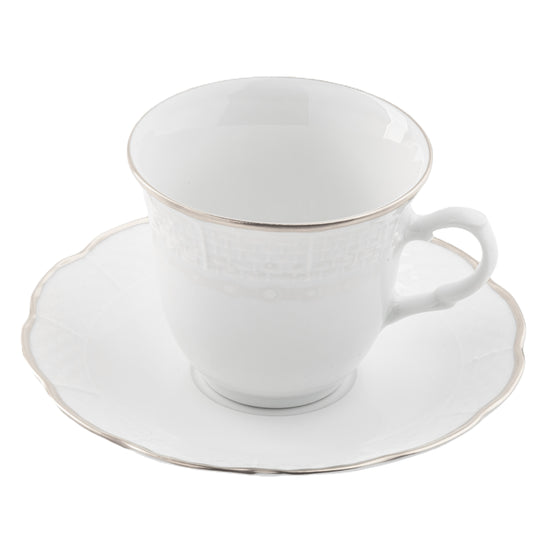 Sea Island Platinum Teacup Saucer