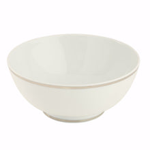  White Signature Platinum No Monogram Round Footed Bowl - Pickard China - WSIPLNM-155-AT