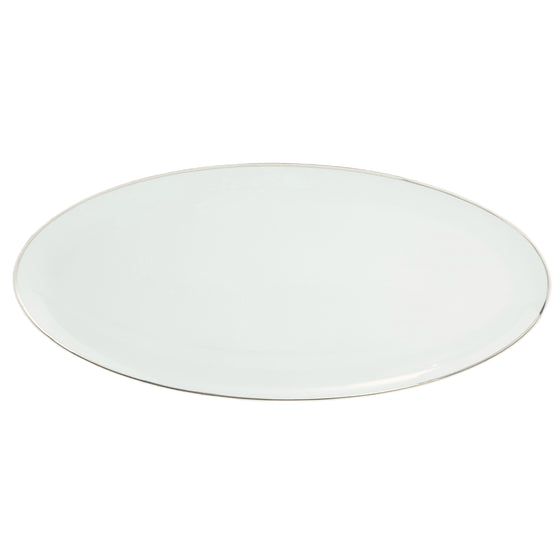 White Signature Platinum No Monogram Fish Platter