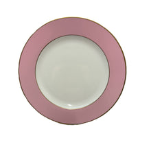  White ColorSheen Pink Gold Charger Plate