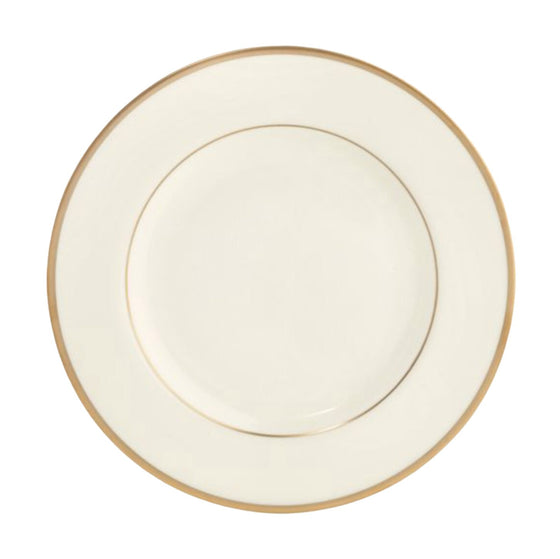 Ivory Signature Gold No Monogram Charger Plate - Pickard China - SIGONM-059-DX