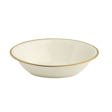  Ivory Signature Gold No Monogram Oval Vegetable Bowl - Pickard China - SIGONM-041-DX