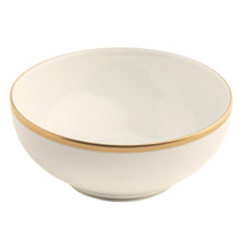  Ivory Signature Gold No Monogram Rice Bowl - Embassy Bowl - Pickard China - SIGONM-029-EM