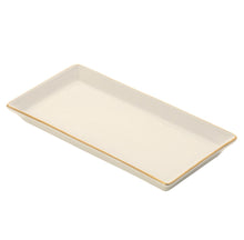  Ivory Signature Gold No Monogram Small Sushi Tray - Pickard China - SIGONM-198-FY