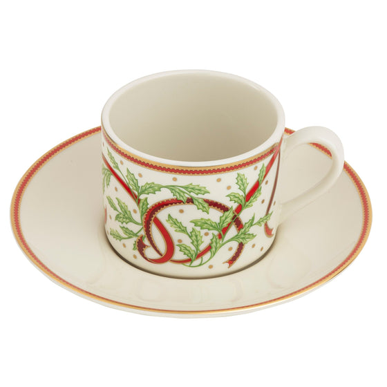 Ivory Winter Festival Teacup - Pickard China - WINFEG-012-CN