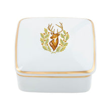  Stag Motif Giftware Square Box - Pickard China - USIGGWM-219-FY