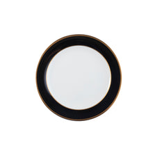  Ultra-White ColorSheen Black Gold Bread and Butter Plate - Pickard China - UCSHBKG-009-TR