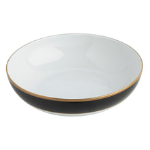 Ultra-White ColorSheen Black Gold Cereal Bowl - Pickard China - UCSHBKG-024-SY