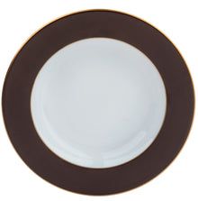  Ultra-White ColorSheen Chocolate Gold Bread and Butter Plate - Pickard China - UCSHCHG-009-TR