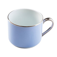  Ultra-White ColorSheen Light Blue Platinum Teacup - Pickard China - UCSHLBP-012-CN