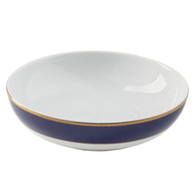  Ultra-White ColorSheen Navy-Blue Gold Cereal Bowl - Pickard China - UCSHNBG-024-SY