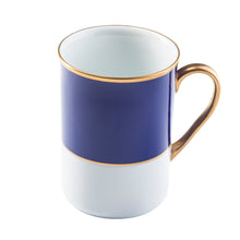  Ultra-White ColorSheen Navy-Blue Gold Mug - Pickard China - UCSHNBG-017-CN