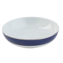  Ultra-White ColorSheen Navy-Blue Platinum Cereal Bowl - Pickard China - UCSHNBP-024-SY