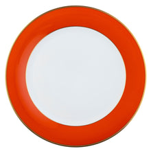  Ultra-White ColorSheen Orange Gold Dinner Plate - Pickard China - UCSHORG-001-TR