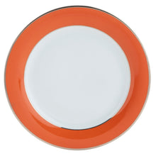  Ultra-White ColorSheen Orange Platinum Charger Plate - Pickard China - UCSHORP-059-DX