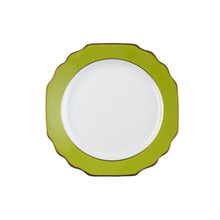  Ultra-White Georgian ColorSheen Apple Green - Gold Banding - Bread and Bread and Butter Plate - Pickard China - UGCSAGG-009-GA