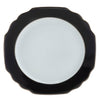 Ultra-White Georgian ColorSheen Black - Gold Banding - Bread and Bread and Butter Plate - Pickard China - UGCSBKG-009-GA