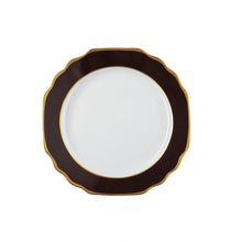  Ultra-White Georgian ColorSheen Chocolate - Gold Banding - Bread and Bread and Butter Plate - Pickard China - UGCSCHG-009-GA