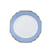  Ultra-White Georgian ColorSheen Light Blue - Gold Banding - Bread and Bread and Butter Plate - Pickard China - UGCSLBG-009-GA