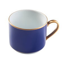  Ultra-White Georgian ColorSheen Navy-Blue - Gold Banding - Teacup - Pickard China - UGCSNBG-012-CN