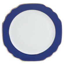  Ultra-White Georgian ColorSheen Navy-Blue - Platinum Banding - Bread and Bread and Butter Plate - Pickard China - UGCSNBP-009-GA