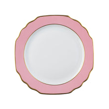  Ultra-White Georgian ColorSheen Pink - Gold Banding - Dinner Plate - Pickard China - UGCSPIG-001-GA