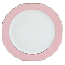  Ultra-White Georgian ColorSheen Pink - Platinum Banding - Bread and Bread and Butter Plate - Pickard China - UGCSPIP-009-GA