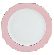  Ultra-White Georgian ColorSheen Pink - Platinum Banding - Dinner Plate - Pickard China - UGCSPIP-001-GA
