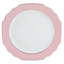  Ultra-White Georgian ColorSheen Pink - Platinum Banding - Salad Plate - Pickard China - UGCSPIP-005-GA