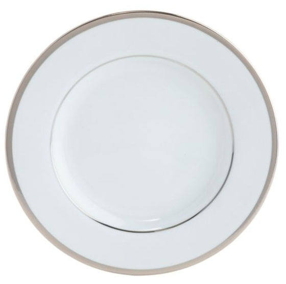 Ultra-White Signature Platinum No Monogram Dinner Plate - Pickard China - USIPLNM-001-DX