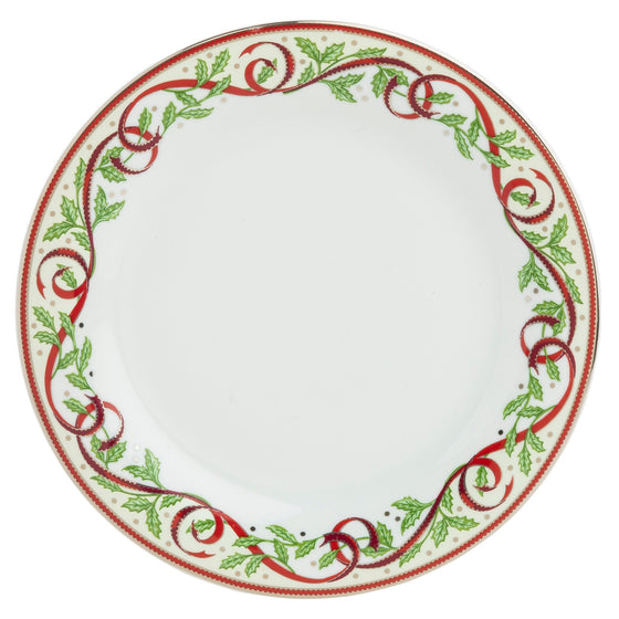 Ultra-White Winter Festival Dinner Plate - Pickard China - UWINFEG-001-TR