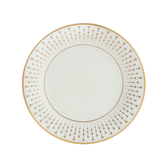 White Constellation Gold Dinner Plate - Pickard China - WCONGOL-001-TR
