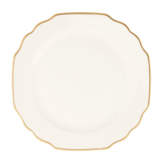 White Georgian Gold Dinner Plate - Pickard China - WGEOGOL-001-GA